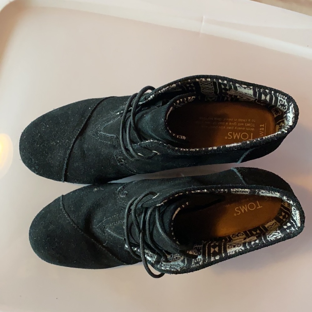 Black Heeled Booties - Picture 2 of 3
